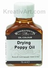 Drying Poppy Oil 75ml Bottle W&N3022957